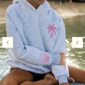 PINK Palm Puff Hoodie